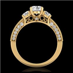 29.73 ctw Jade & Diamond Halo Necklace 10K White Gold