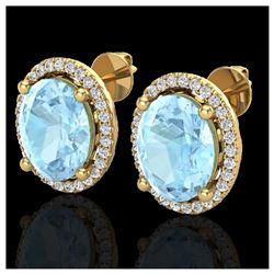 1.43 ctw SI/I Fancy Intense Yellow Diamond Ring 10K White Gold