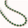Image 2 : 57.24 ctw Tourmaline & Diamond Bracelet 14K Rose Gold