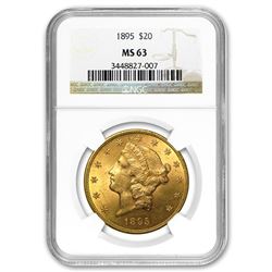 1895 $20 Liberty Gold Double Eagle MS-63 NGC