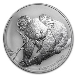 2010 Australia 1 kilo Silver Koala BU