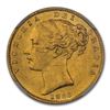 Image 1 : 1866 Great Britain Gold Sovereign Victoria Shield MS-63 NGC
