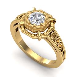 1.50 ctw VS/SI Diamond 2pc Wedding Set 14K Yellow Gold