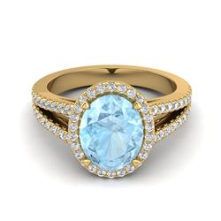 3.70 ctw Fancy Black Diamond Solitaire Stud Earrings 10K White Gold