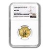 Image 1 : 1989 1/4 oz Gold American Eagle MS-70 NGC