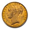 Image 1 : 1871 Great Britain Gold Sovereign Victoria Shield MS-64 NGC