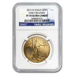 2013-W 1 oz Proof Gold American Eagle PF-70 NGC (ER)