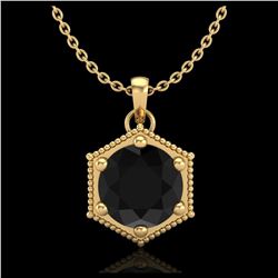 1 ctw VS/SI Cushion Cut Diamond Ring 10K Yellow Gold