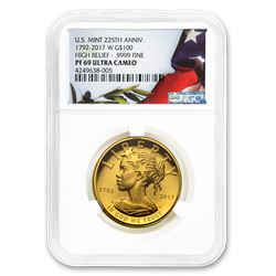 2017-W High Relief American Liberty Gold PF-69 NGC