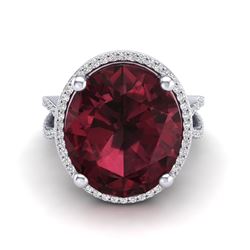 0.70 ctw Halo VS/SI Diamond Ring 14K Rose Gold