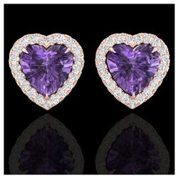 0.77 ctw Intense Yellow Diamond Ring 10K Rose Gold