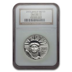 2003 1 oz Platinum American Eagle MS-70 NGC
