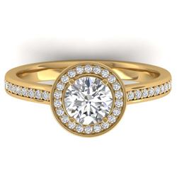 12.0 ctw Ruby & Diamond Ring 18K White Gold