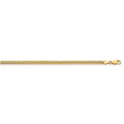 14k Yellow Gold 3.5 mm Solid Miami Cuban Chain - 22 in.