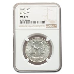 1936 Albany NY Charter 250th Anniversary Commem MS-67+ NGC