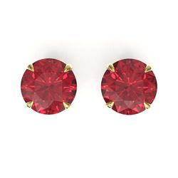 6 ctw Cushion Cut Citrine Solitaire Necklace 14K Rose Gold