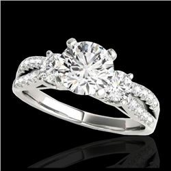 2.01 ctw Fancy Intense Blue Diamond Art Deco Earrings 18K Rose Gold