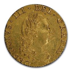 1785 Great Britain Gold Half-Guinea George III AU-58 PCGS