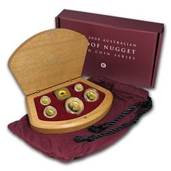 2000 Australia 5-pc Gold Nugget Proof Set