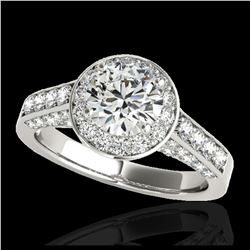 37 ctw Sapphire & VS/SI Diamond Bracelet 14K White Gold