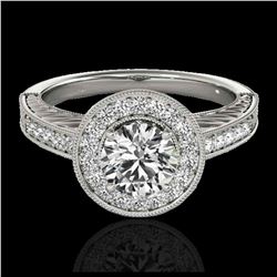 2.50 ctw Citrine & VS/SI Diamond Necklace 14K Rose Gold