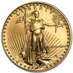 1986 1/2 oz Gold American Eagle BU (MCMLXXXVI)