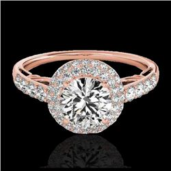 2.15 ctw Morganite & Diamond Necklace 14K Yellow Gold