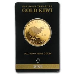 New Zealand 1 oz Gold Kiwi .9999 (In Black Assay Card)