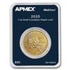 Image 1 : 2020 Canada 1 oz Gold Maple Leaf (MintDirect® Single)