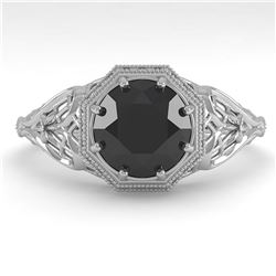 1 ctw Intense Blue Diamond Stud Earrings 10K Rose Gold