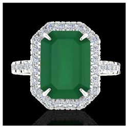 1.33 ctw SI Fancy Blue Diamond Halo Ring 10K Rose Gold