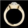 Image 2 : 1.65 ctw SI/I Fancy Intense Yellow Diamond Ring 10K Rose Gold