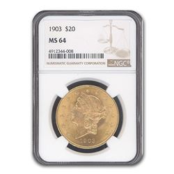1903 $20 Liberty Gold Double Eagle MS-64 NGC
