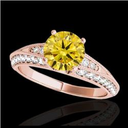 1.57 ctw VS/SI Diamond Stud Necklace 18K White Gold