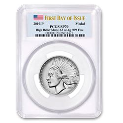 2019-P 2.5 oz Silver American Liberty SP-70 Matte PCGS (FDOI)