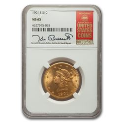 1901-S $10 Liberty Gold Eagle MS-65 NGC