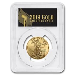 2019 1/2 oz Gold Eagle MS-70 PCGS (FirstStrike®\, Black Label)