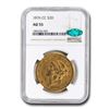 Image 1 : 1876-CC $20 Liberty Gold Double Eagle AU-55 NGC CAC