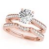 Image 1 : 2.29 ctw Morganite & Diamond Ring 14K White Gold