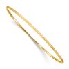 Image 1 : 14k Yellow Gold Textured Slip-On Bangle