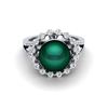 Image 1 : 9 ctw Emerald Ring 18K Yellow Gold