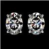 Image 1 : 6.47 ctw Ruby & Diamond Halo Earrings Yellow 10K Yellow Gold