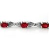 Image 2 : 1.27 ctw Ruby & Diamond Ring 14K Rose Gold