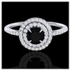 Image 1 : 1.18 ctw H-SI/I Diamond Solitaire Ring 10K White Gold