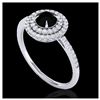Image 2 : 1.18 ctw H-SI/I Diamond Solitaire Ring 10K White Gold