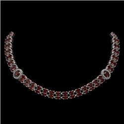 4 ctw Sky Blue Topaz & VS/SI Diamond Necklace 14K Yellow Gold