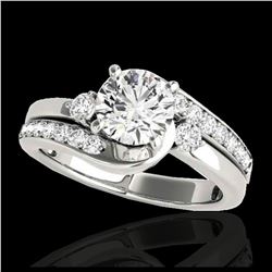 2.01 ctw H-SI/I Diamond Bypass Solitaire Ring 10K Yellow Gold