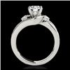 Image 2 : 2.01 ctw H-SI/I Diamond Bypass Solitaire Ring 10K Yellow Gold
