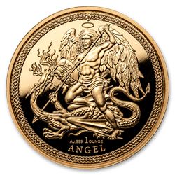 2018 Isle of Man 1 oz Gold Angel BU