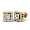 Image 2 : 2.04 ctw Intense Yellow Diamond Stud Earrings 10K Yellow Gold